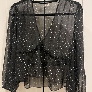 Sunday Best polka dot blouse